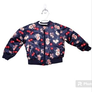 Joe's Jeans Toddler Floral Satin Bomber jacket 3T